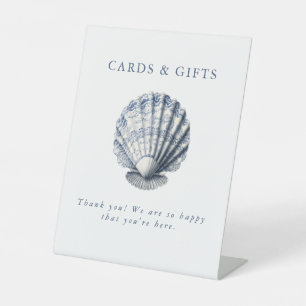 Off the Market Coastal Market Bridal Shower Pedestal Sign