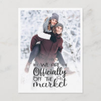 Off the market engagement qr code announcement
