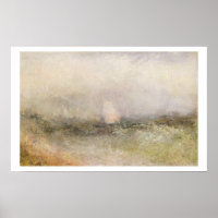 Off the Nore: Wind and Water, 1840-5 (oil on paper