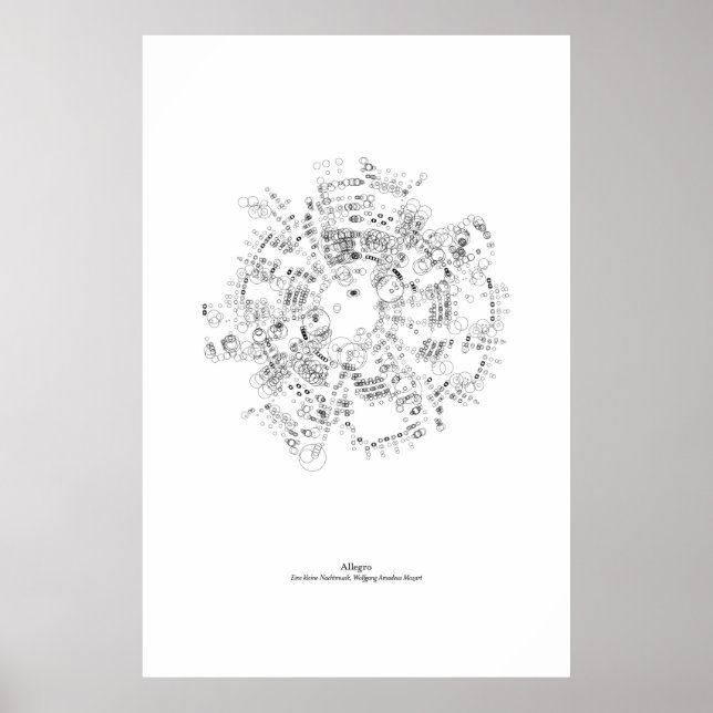 Off the Staff: Allegro (black) Poster (Front)