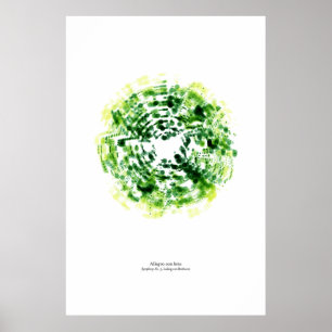 Off the Staff: Allegro con brio (colour) Poster