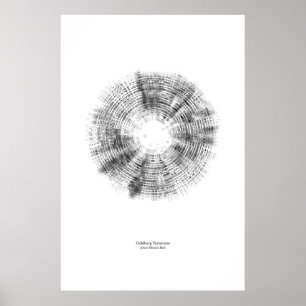 Off the Staff: Goldberg Variations Poster