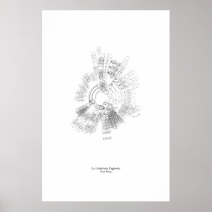 Off the Staff:  La Cathédrale Engloutie (black) Poster