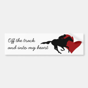 Off The Track Bumper Sticker