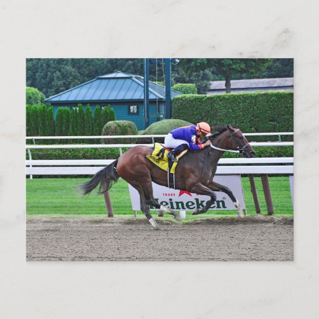 Off the Tracks by Curlin & Harve De Grace Postcard (Front)