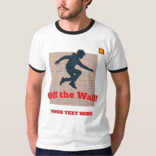 "Off The Wall" T-Shirt with customizable name