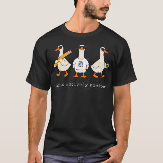 Off To Actively Monitor Funny Teacher State T-Shirt