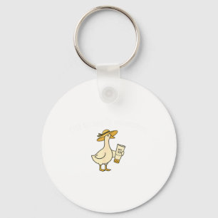 Off to Apply Sunscreen Goose Summer Beach Vacation Key Ring