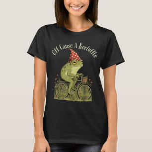 Off to cause a kerfuffle frog funny weirdcore T-Shirt