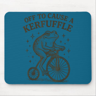Off to cause a kerfuffle frog mouse pad