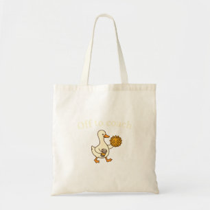 Off To Coach Cheer Cheerleading Coach Silly Goose Tote Bag
