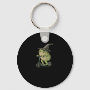 Off To Commit Tom Foolery Frog, Funny Whimsical Fr Key Ring