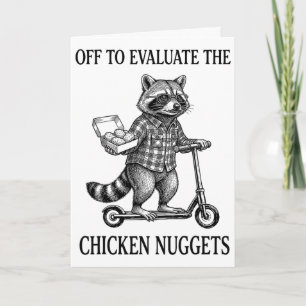 Off To Evaluate The Chicken Nuggets Dad Tax _1 Card