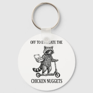 Off To Evaluate The Chicken Nuggets Dad Tax _1  Key Ring