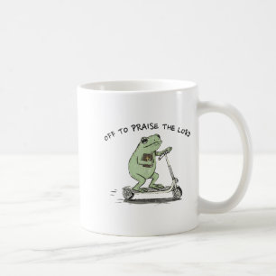 Off To Praise The Lord, Funny Christian Coffee Mug