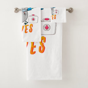 Off To Save Lives Bath Towel Set