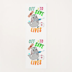 Off To Save Lives Yoga Mat