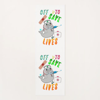 Off To Save Lives Yoga Mat