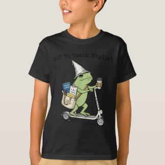 Off To Teach Englieacher Frog Funny Back To School T-Shirt