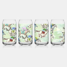 Off To The Races Drinking Glasses