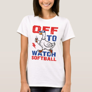 Off To Watch Softball T-Shirt