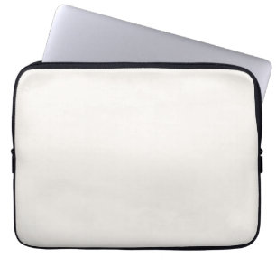 off-white, milk white, warm white laptop sleeve