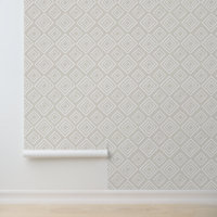 Off White Minimalist Geometric Pattern