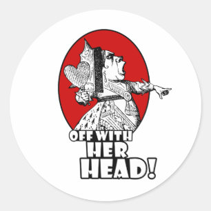 Off With Her Head Logo Classic Round Sticker