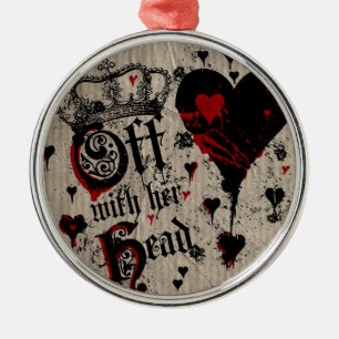 Off With Her Head Metal Tree Decoration