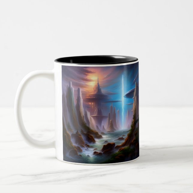 Off-World  --  Two-Tone Coffee Mug (Left)