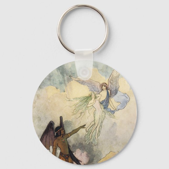 Off, ye icy Spirits, Fly Key Ring (Front)