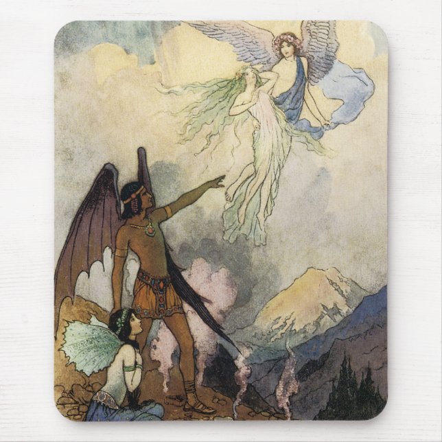 Off, ye icy Spirits, Fly Mouse Pad (Front)