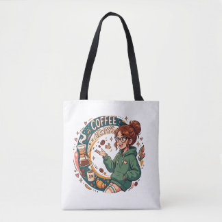 offee Halloween Vibes – Cosy Autumn Coffee Lover I Tote Bag