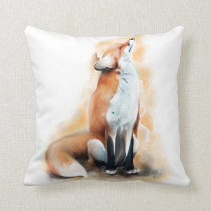 Offended fox. cushion