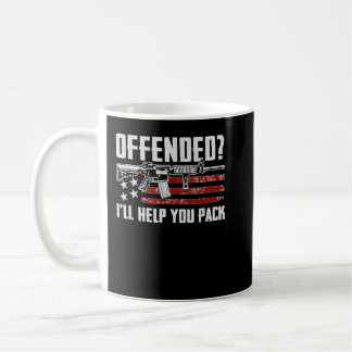 Offended I'll Help You Pack AR15 Pro Gun 2nd Amend Coffee Mug