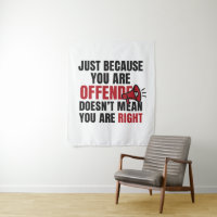 Offended Quote Wall Art