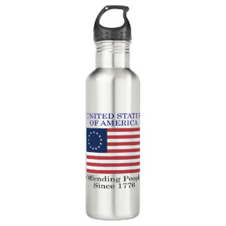 Offending people since 1776 710 ml water bottle