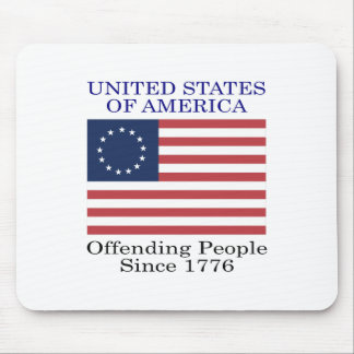 Offending people since 1776 mouse pad
