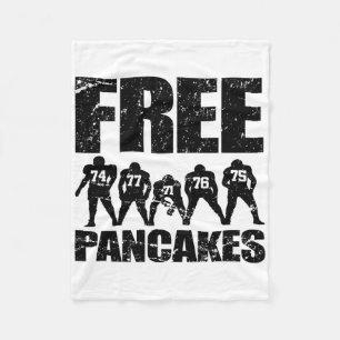 Offensive Line Lineman Funny Footll  Fleece Blanket