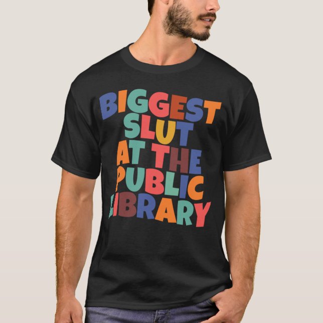 Offensive ~ Public library T-Shirt (Front)