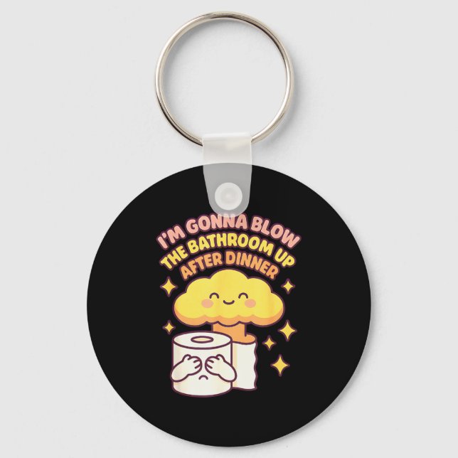 Offensive Thanksgiving Inappropriate Christmas Adu Key Ring (Front)