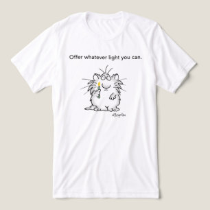 OFFER WHATEVER LIGHT YOU CAN by Sandra Boynton Tri-Blend Shirt