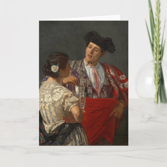 Offering Panal to the Bullfighter | Mary Cassatt Card (Front)