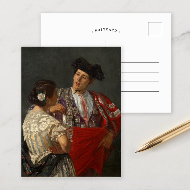 Offering Panal to the Bullfighter | Mary Cassatt Postcard (Creator Uploaded)