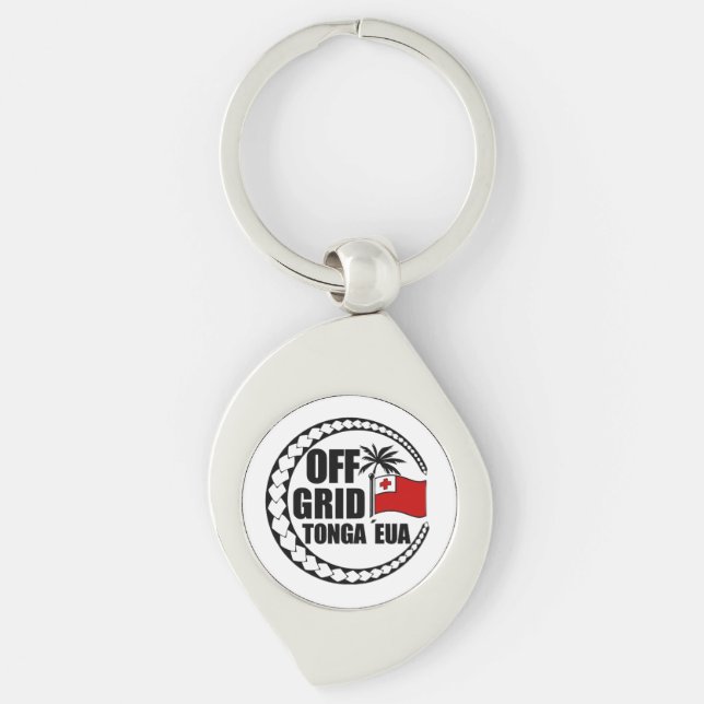 Offgrid Tonga Eua Pacific Island Key Ring (Front)