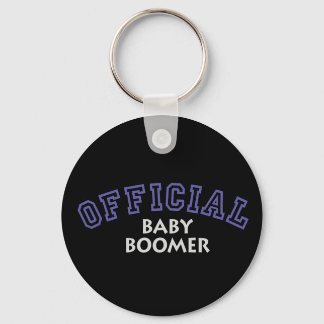 Offical Baby Boomer - Blue Key Ring (Front)