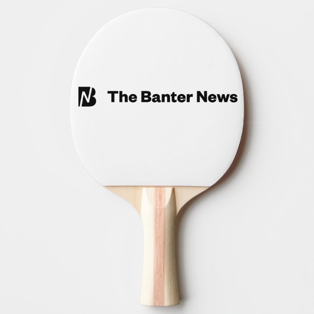 Offical Benter News Ping Pong Paddle (Front)