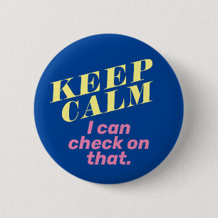 Office Admin Security Professionals Gift 6 Cm Round Badge