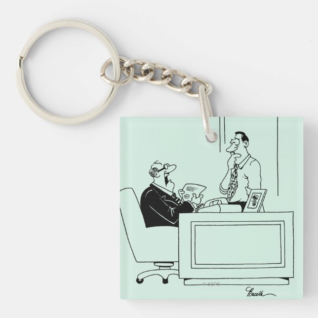 Office Blame Key Ring (Front)