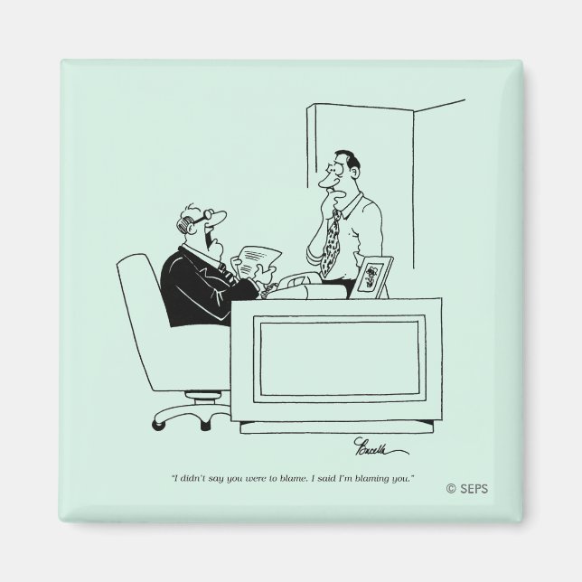 Office Blame Magnet (Front)